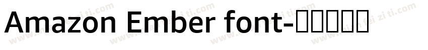 Amazon Ember font字体转换